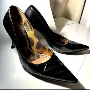 Dolce & Gabbana Pointed Toe Leather High Heels Size 40 (9.5 US)